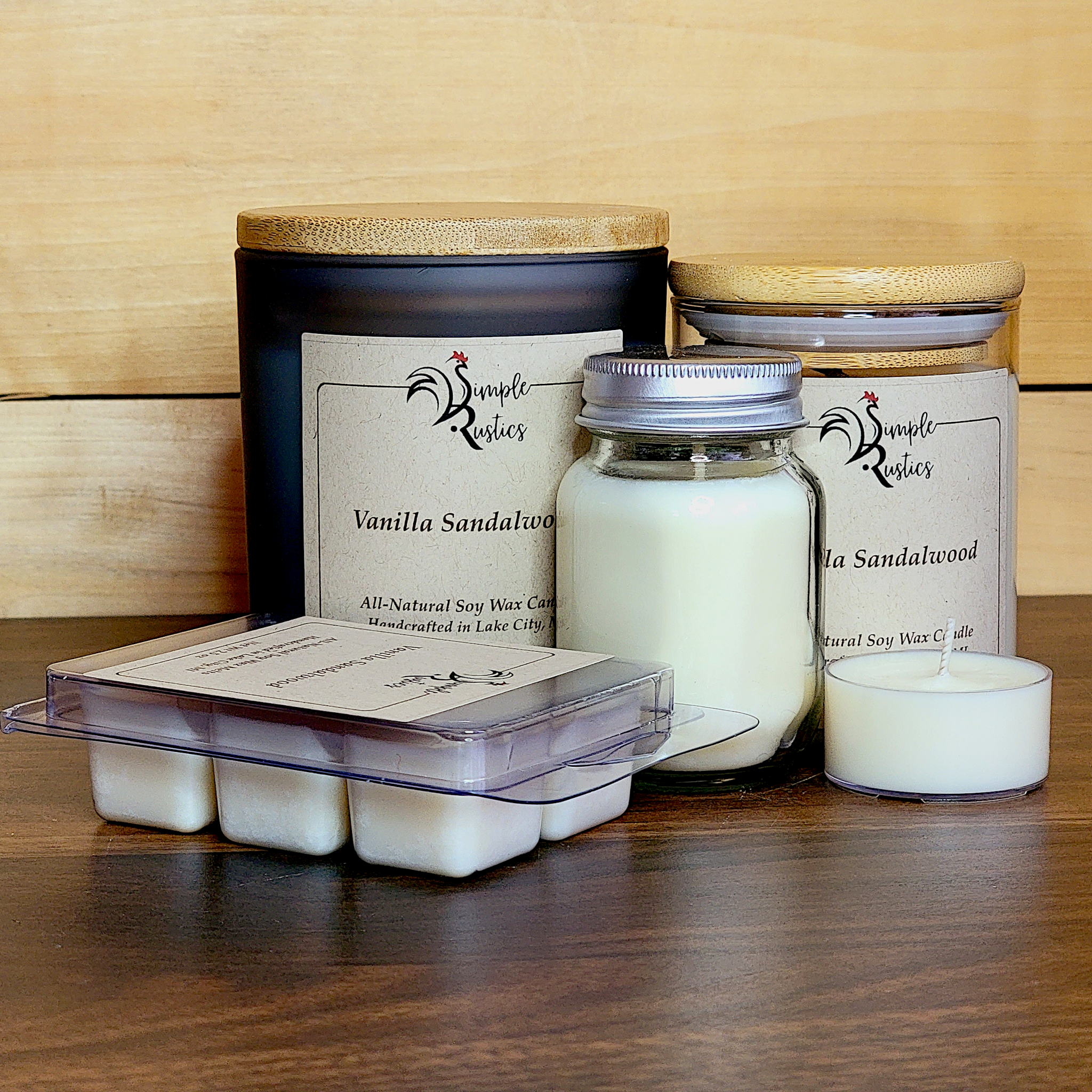 Premium All-Natural Soy Candle Collections – Simple Rustics