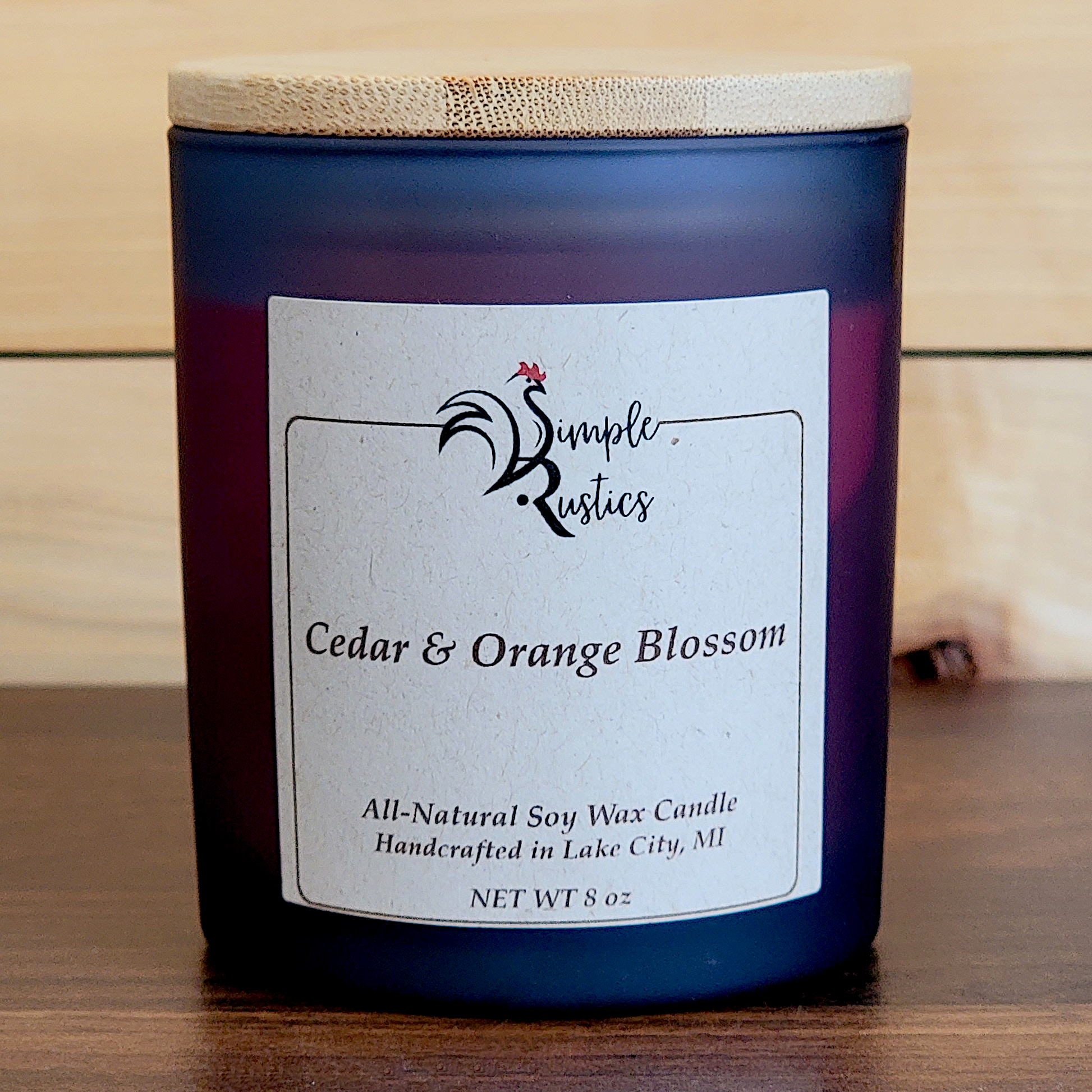 Blackberry & Frankincense - 8oz Soy Candle