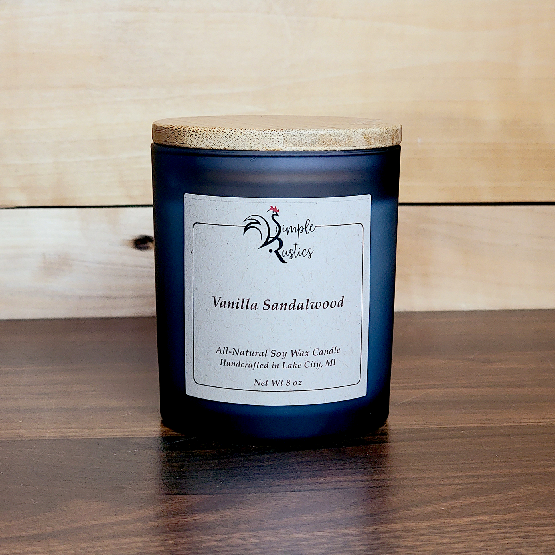  Mens Vanilla Candle  Luxury Candle Soy Wax Vanilla